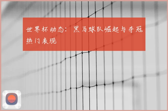 世界杯动态：黑马球队崛起与夺冠热门表现